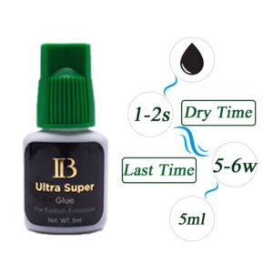IB Glue I-Beauty Ultra Super Black False Eyelashes Glue Fast Drying Eyelash Extensions Adhesive Makeup Tool