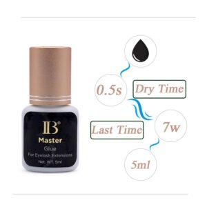 IBeauty Glue 5ml IB Master Glue 0.5S Dry Fast Strong Eyelash Extension Adhesive Long Last Korea Original Supplies